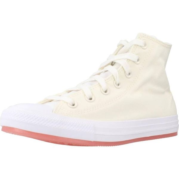 Tenisówki Converse Model Chuck Taylor All Star Hi Kolor Beżowy. Brązowe trampki i tenisówki damskie Converse, bez wzorów, z tkaniny, bez zapięcia. W wyprzedaży za 337.35 zł.