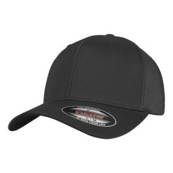 Perforowana Czapka Z Daszkiem. Czarne czapki damskie FLEXFIT, bez wzorów. Za 87.99 zł.