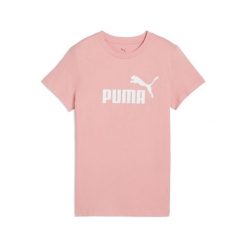 Damska koszulka z logo ESS No. 1 PUMA Pink Fruit. Czerwone bluzki damskie Puma, m, bez wzorów, sportowe, bez kołnierzyka, bez ramiączek. Za 96.60 zł.