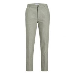 Spodnie Jack & Jones Stace Chino głęboka zieleń porostu. Zielone eleganckie spodnie męskie Jack&Jones, bez wzorów, sportowe. Za 253.76 zł.