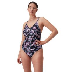 Strój Kąpielowy Speedo Shaping Strappy W Kolorze Czarno/Fioletowym - Rozmiar 40. Czarne stroje kąpielowe damskie Speedo, m, bez wzorów. Za 2,027.24 zł.