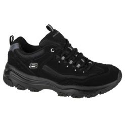 Buty sportowe Sneakersy damskie, Skechers I-Conik. Czarne obuwie sportowe damskie Skechers, bez wzorów, bez zapięcia, trekkingowe. Za 159.99 zł.
