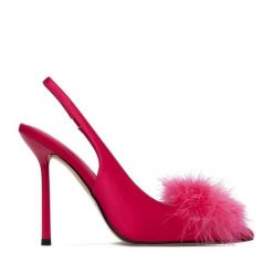 Szpilki Eva Minge. Czerwone szpilki damskie Eva Minge, bez wzorów, bez obcasa, na szpilce, bez zapięcia. Za 479.99 zł.