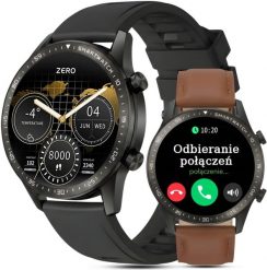 Smartwatch Gravity Zegarek męski SMARTWATCH GRAVITY GT10-4 BK/BK/BR LEATHER PROF. Zegarki męskie Gravity, bez wzorów. Za 267.90 zł.