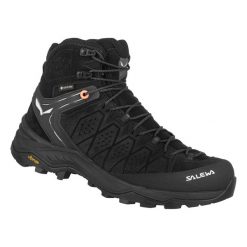 Buty Trekkingowe Damskie Salewa Alp Trainer 2 Mid Gtx. Czarne obuwie trekkingowe damskie Salewa, z gumy, bez zapięcia. Za 1,045.00 zł.