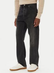Tommy Jeans Jeansy Otis DM0DM23464 Czarny Straight Fit. Czarne jeansy męskie Tommy Jeans, z bawełny. Za 329.99 zł.