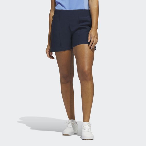 Pintuck 5-Inch Pull-On Golf Shorts. Niebieskie spódnice damskie Adidas, bez wzorów, z materiału, sportowe. W wyprzedaży za 266.50 zł.
