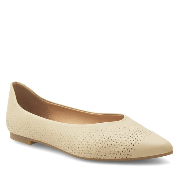 Baleriny Lasocki. Brązowe balerinki damskie Lasocki, bez wzorów, bez obcasa, bez zapięcia. Za 159.99 zł.