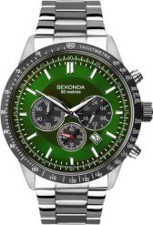 Zegarek Sekonda Zegarek męski Sekonda 1913 srebrny. Szare zegarki męskie Sekonda, bez wzorów, srebrne. Za 585.00 zł.