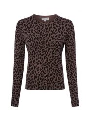 Marie Lund Kardigan damski Kobiety brązowy wzorzysty, L. Brązowe kardigany damskie Marie Lund, l, bez wzorów, z syntetyku, eleganckie, bez kołnierzyka. Za 199.95 zł.