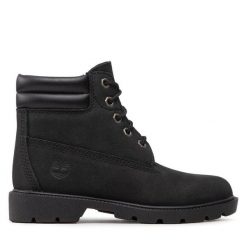 Trapery Timberland. Czarne trapery damskie Timberland, bez zapięcia. Za 419.99 zł.
