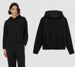 BLUZA DAMSKA 4F DRESOWA Z KAPTUREM NIEROZPINANA TSWSF255 S KOLOR CZARNY. Czarne bluzy damskie 4F, l, bez wzorów, z bawełny, klasyczne, bez ramiączek, z kapturem. Za 59.90 zł.