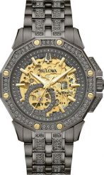 Zegarek Bulova Zegarek męski Bulova 98A293 CYRKONIE szary. Szare zegarki męskie Bulova, bez wzorów. Za 2,718.00 zł.