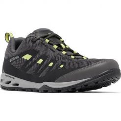 Buty trekkingowe męskie Columbia BM4524089. Czarne buty zimowe męskie Columbia, z materiału, bez zapięcia. Za 469.99 zł.