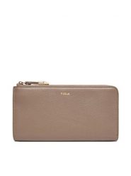 Furla Portfel Goccia L Zip Around WP00471 BX3036 KH 2572S Beżowy. Brązowe portfele damskie Furla, ze skóry. Za 609.99 zł.