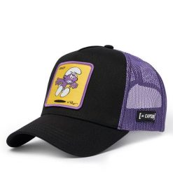 Czapka z daszkiem Capslab. Czarne czapki damskie CapsLab, bez wzorów. Za 149.99 zł.