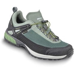 Buty trekkingowe damskie MEINDL Speed Trail Lady GTX, z membraną Gore-Tex. Zielone obuwie trekkingowe damskie MEINDL, z gore-texu, bez zapięcia. W wyprzedaży za 474.50 zł.