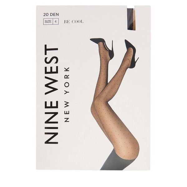 Rajstopy Nine West. Czarne rajstopy i pończochy Nine West, bez wzorów. Za 34.99 zł.