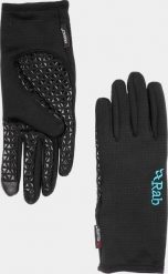 Rab Rękawiczki damskie Power Stretch Contact Grip Gloves Wmns Black r. L (QAH-54). Czarne rękawiczki damskie RAB, bez wzorów. Za 181.22 zł.