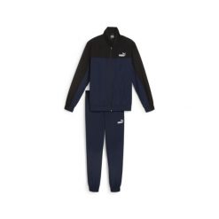Męski dres z tkaniny PUMA Club Navy Blue. Niebieskie komplety dresowe męskie Puma, m, bez wzorów, z dresówki. W wyprzedaży za 277.20 zł.