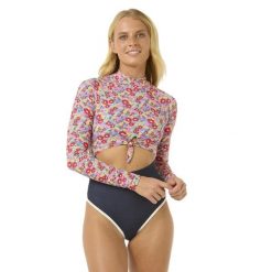 Strój kąpielowy jednoczęściowy damski Rip Curl Las Flores Surf Suit. Stroje kąpielowe damskie Rip Curl, xl, bez wzorów. Za 249.99 zł.