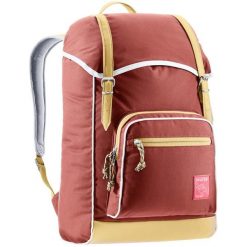 Plecak na laptopa Deuter Innsbruck - redwood/caramel. Czerwone plecaki męskie Deuter, bez wzorów, z poliesteru, retro. Za 313.89 zł.