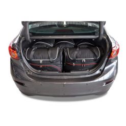 Torby Do Bagażnika Mazda 3 Limousine 2013-2018 5Szt Kjust. Czarne torby podróżne damskie KJUST, bez wzorów. Za 1,520.00 zł.