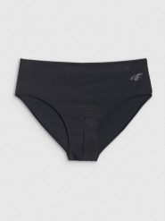 4F Kąpielówki męskie - czarne XL. Czarne kąpielówki męskie 4F, m, bez wzorów, z elastanu. W wyprzedaży za 29.99 zł.