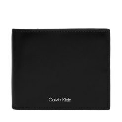 Portfel Calvin Klein. Czarne portfele męskie Calvin Klein, bez wzorów. Za 329.99 zł.