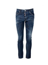 Dsquared2 Jeansy "Skater Jean" | S71LB1165 S30789 | Mężczyzna | Granatowy. Niebieskie jeansy męskie Dsquared2, z bawełny, eleganckie. W wyprzedaży za 1,699.00 zł.