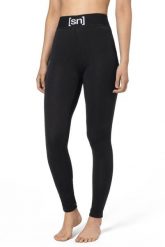 Legginsy termoaktywne damskie Super.natural Tundra175 Tight - black rozmiar: s. Czarne legginsy damskie Michelin, bez wzorów. Za 342.69 zł.