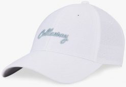 Czapka golfowa Callaway Stitch Magnet (damska, biała). Białe czapki damskie CALLAWAY, bez wzorów. Za 115.50 zł.