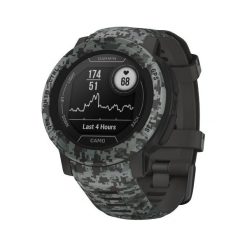Zegarek sportowy Garmin Instinct 2 Camo Edition Grafitowy (010-02626-03). Szare zegarki sportowe Garmin, bez wzorów. Za 1,199.00 zł.