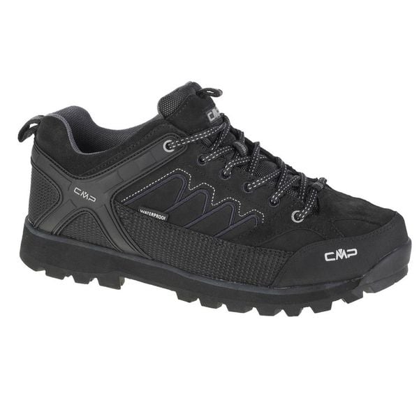 Buty trekkingowe męskie, CMP Moon Low. Czarne trekkingi męskie CMP, z materiału, przed kostkę, bez zapięcia. Za 359.99 zł.