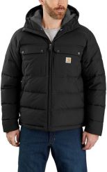 Kurtka Zimowa Carhartt Montana Loose Fit Black. Czarne kurtki męskie Carhartt, na zimę, m, bez wzorów, bez kaptura. Za 662.27 zł.