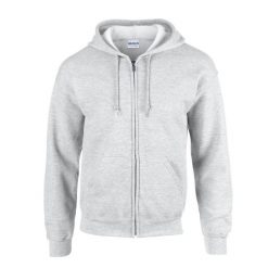 Bluza Z Kapturem Dla Dorosłych Unisex Heavy Blend Full Zip. Fioletowe bluzy męskie GILDAN, l, bez wzorów, bez ramiączek, z kapturem. Za 121.99 zł.