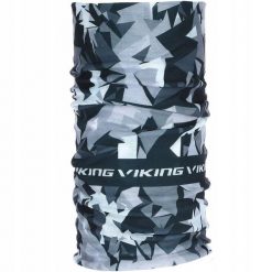 Geometryczna Chusta Polartech Unisex Dla Dorosłych. Szare szaliki męskie Viking, bez wzorów. Za 91.99 zł.