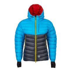 Kurtka trekkingowa puchowa damska Milo Kugti lady. Niebieskie kurtki sportowe damskie Milo, na zimę, m, bez wzorów, z materiału, bez ramiączek, z kapturem, trekkingowe. Za 559.54 zł.