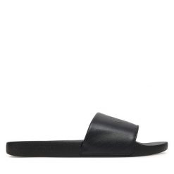 Klapki Calvin Klein Jeans. Czarne klapki męskie Calvin Klein Jeans, bez wzorów, z jeansu, bez zapięcia. Za 119.99 zł.