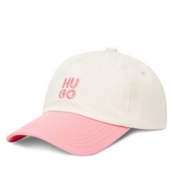 Czapka z daszkiem HUGO. Czapki damskie Hugo, bez wzorów. Za 119.99 zł.