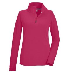 Bluza damska Killtec KSW 101 WMN FLC SHRT. Fioletowe bluzy damskie KILLTEC, m, bez wzorów, bez ramiączek, bez kaptura. W wyprzedaży za 89.99 zł.