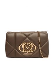 LOVE MOSCHINO Torebka JC4043PP1OLC0203 Brązowy. Brązowe torebki do ręki damskie Love Moschino, bez wzorów, ze skóry, bez dodatków. Za 789.99 zł.