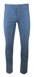 Wiosenno-Letnie, Bawełniane Spodnie (Chinos) - Pako Jeans - Niebieskie. Niebieskie eleganckie spodnie męskie Pako Jeans, bez wzorów, z bawełny. Za 199.00 zł.