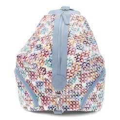 Niebieski Stylowy Damski Plecak Rieker. Niebieskie plecaki damskie Rieker, bez wzorów, z materiału, bez dodatków. Za 259.00 zł.