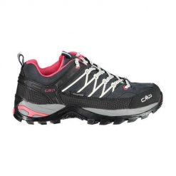 Buty trekkingowe damskie CMP Rigel Low Wmn. Czarne obuwie trekkingowe damskie CMP, z materiału, bez zapięcia. Za 366.99 zł.