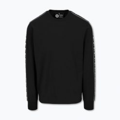 Bluza męska Pitbull Tape Nugget Crewneck Sweatshirt. Czarne bluzy męskie PITBULL, m, bez wzorów, sportowe, bez ramiączek, bez kaptura. Za 159.99 zł.