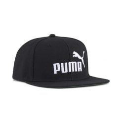 Czapka z płaskim daszkiem Essentials z logo No.1 PUMA. Czarne czapki damskie Puma, bez wzorów, eleganckie. Za 89.00 zł.