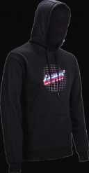 Bluza z kapturem LEATT Hoodie Core. Czarne bluzy damskie LEATT, l, bez wzorów, z materiału, bez ramiączek, z kapturem. Za 369.00 zł.