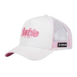 Damska Czapka Z Daszkiem Barbie. Białe czapki damskie CapsLab, bez wzorów. Za 205.99 zł.