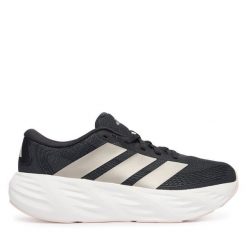 Buty do biegania adidas. Szare obuwie sportowe damskie Adidas, bez wzorów, bez zapięcia, do biegania. Za 239.99 zł.